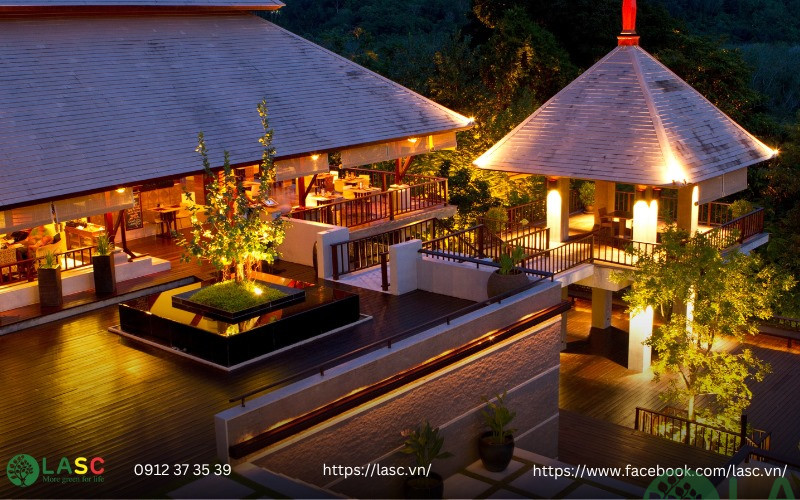 thiết kế cảnh quan resort