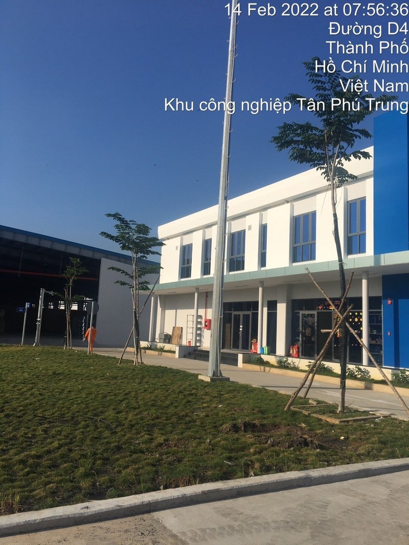 Thi công cảnh quan Tổng kho của Tổng công ty Điện lực TP.HCM